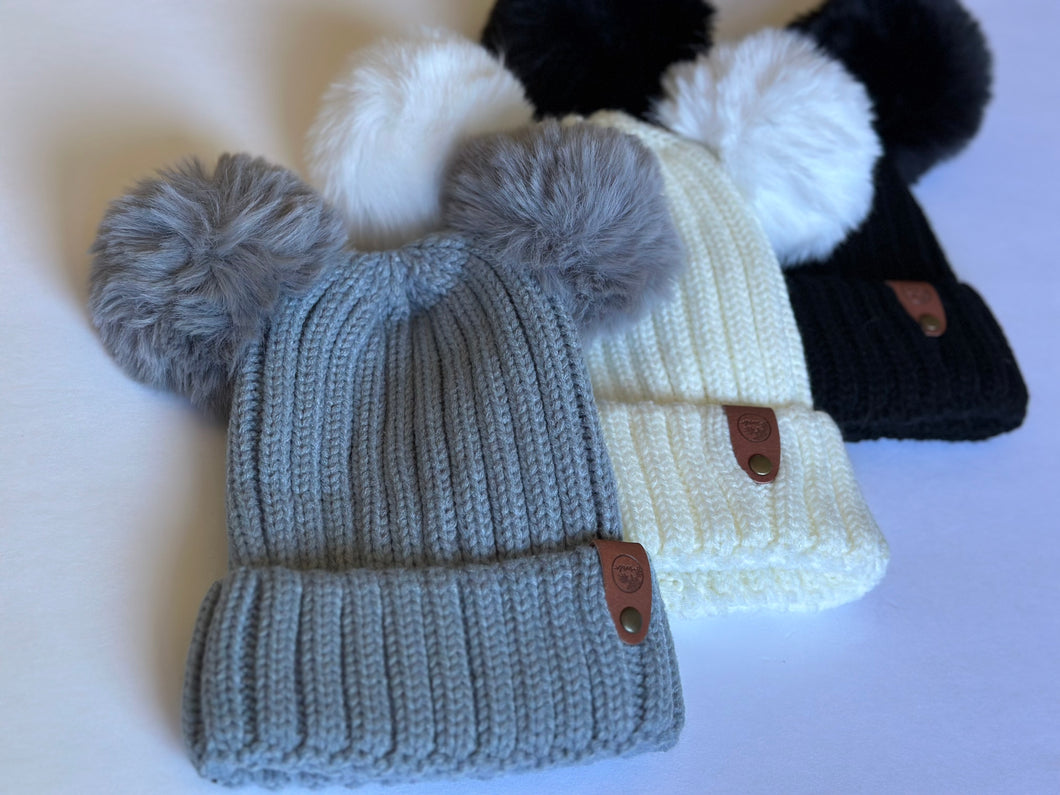 Double Pom Beanie