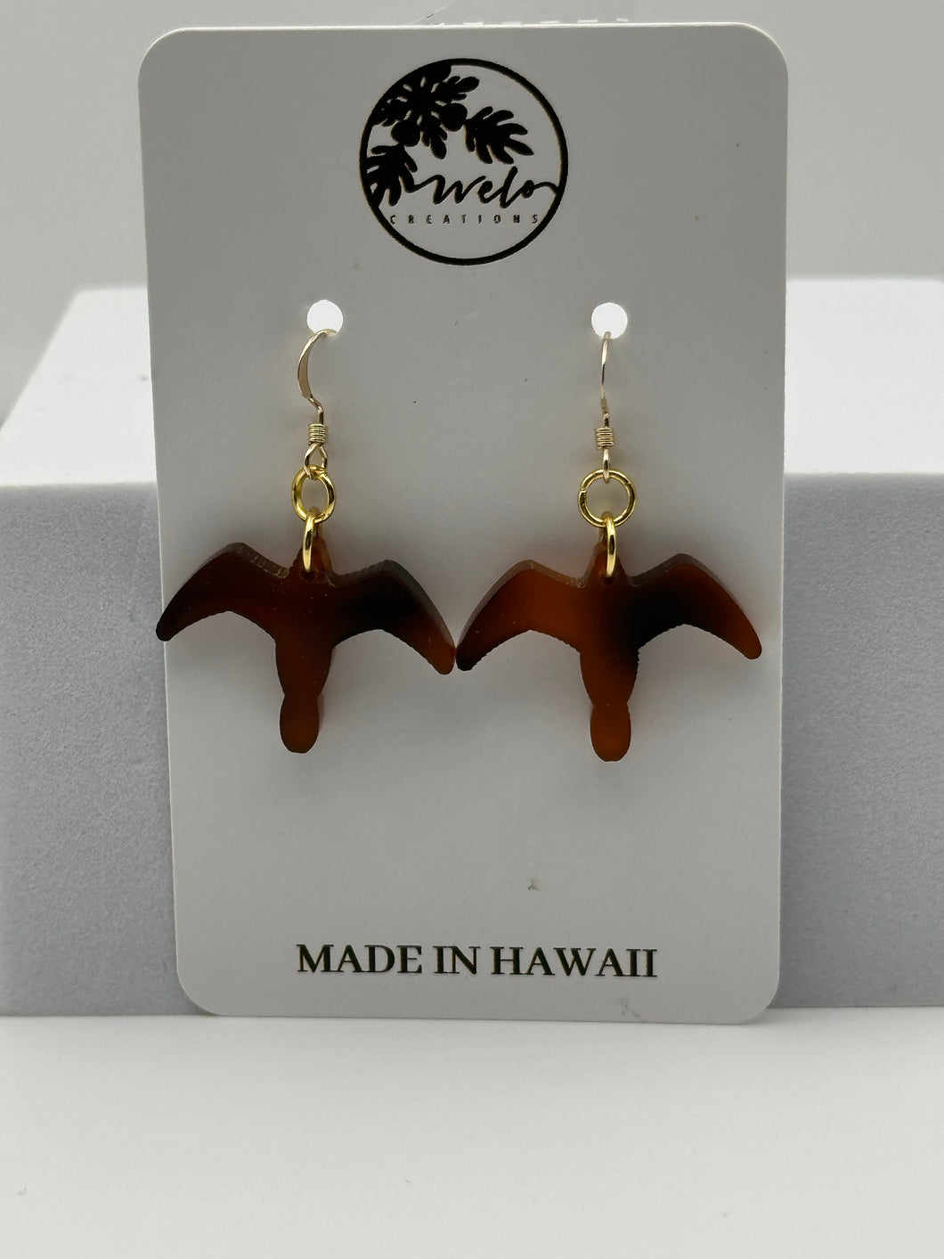 Turtle Shell Mini Iwa Earrings