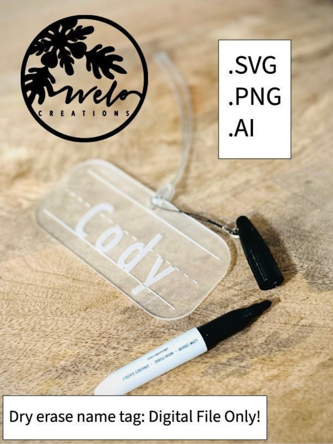 Mini Dry-Erase Board Cut File